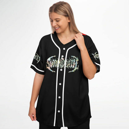 SVDDEN DEATH Black Band Rave Baseball Jersey