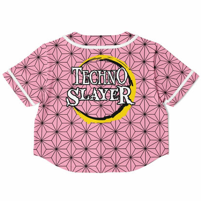 Demon slayer Cropped Rave Top Jersey Cropped
