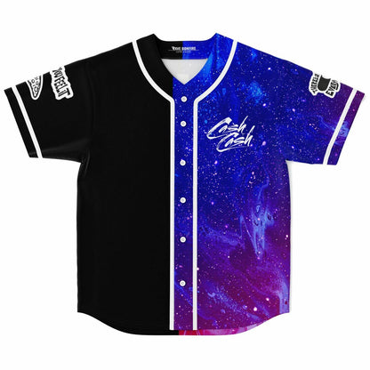 Cash Black Paired Split Rave Baseball Jersey