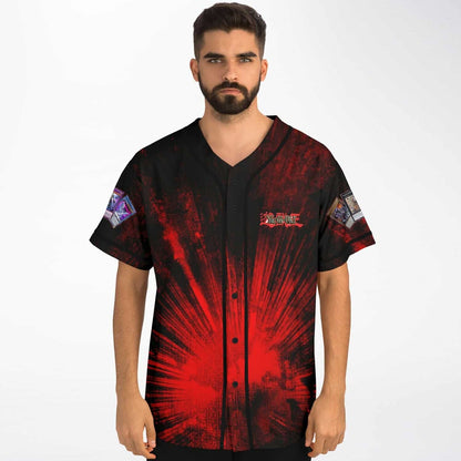 BABYMETAL Black Red Radial Speed Rave Baseball Jersey