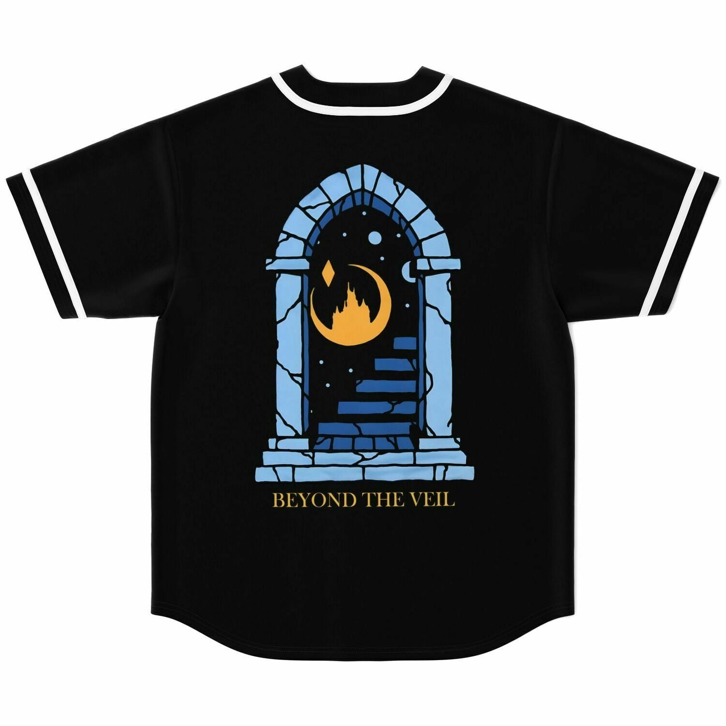 Seven Lions Black Stone Archway Rave Baseball Jersey