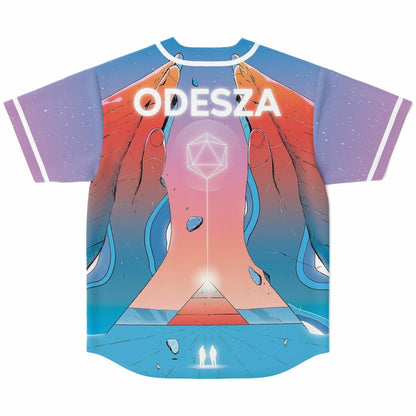 ODESZA Pastel Gradient Soft Sky Rave Baseball Jersey