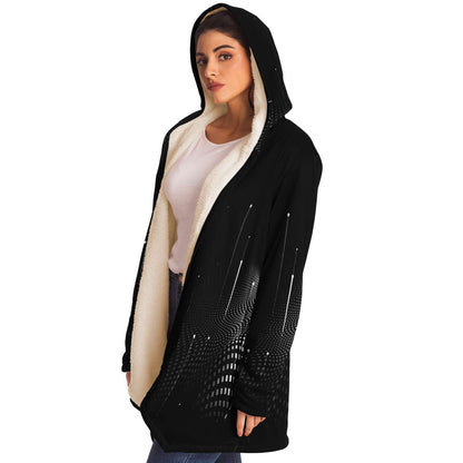 Gud Vibrations Black Halftone Dot Rave Cloak