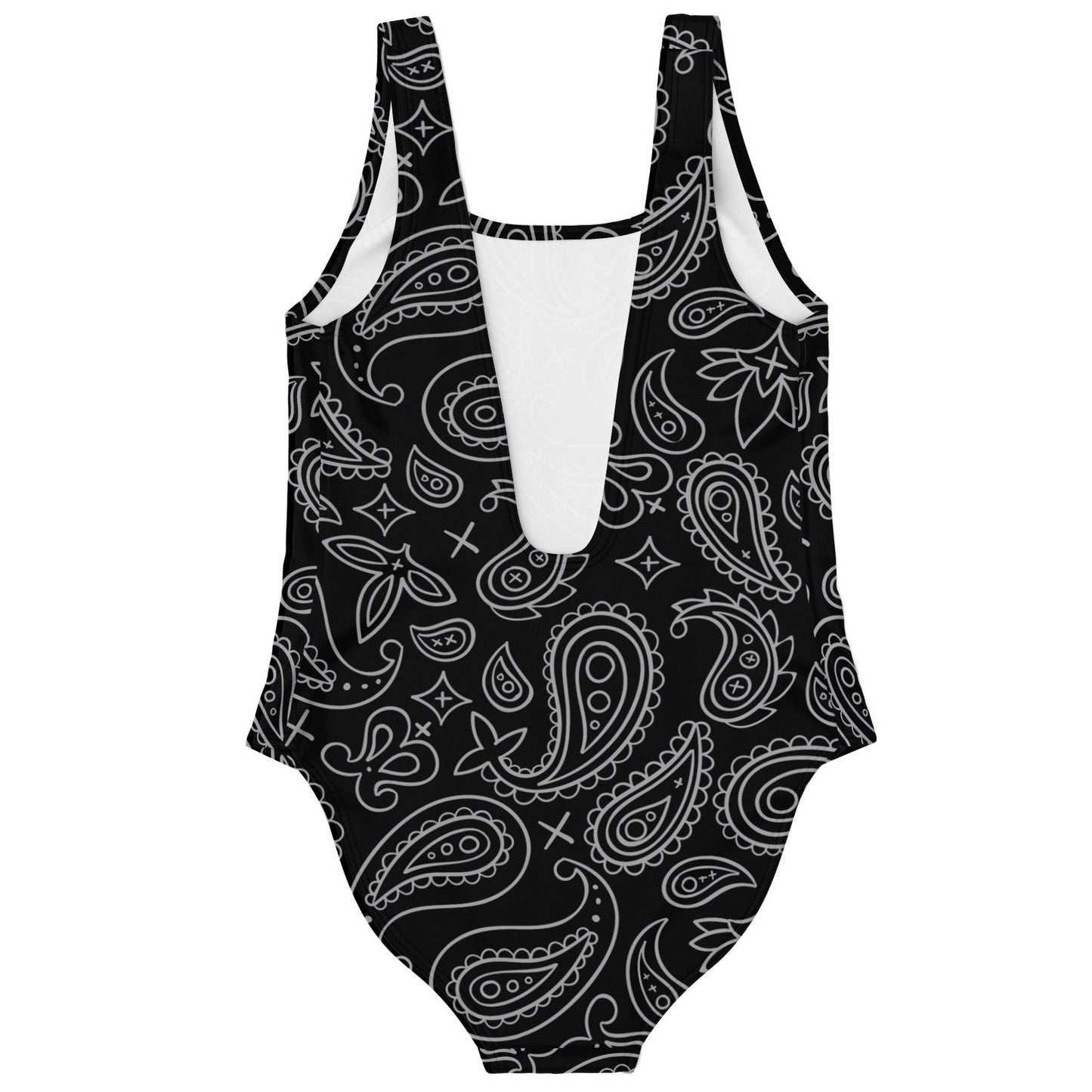 Black Paisley Bandana Rave Swimsuit