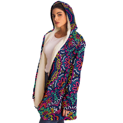 Tribal custom hooded cloak