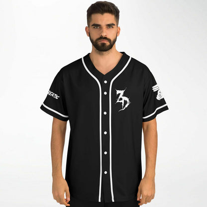 Zeds Dead Black White Creature Rave Baseball Jersey