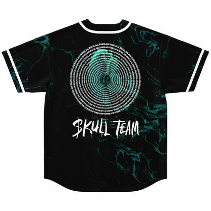 Kai Wachi Black Teal Glowing Rave Baseball Jersey