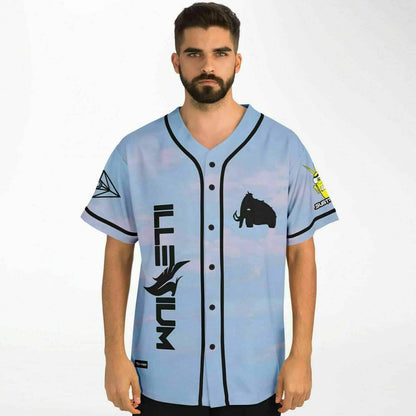 Illenium Pastel Light Cloudy Sky Rave Baseball Jersey