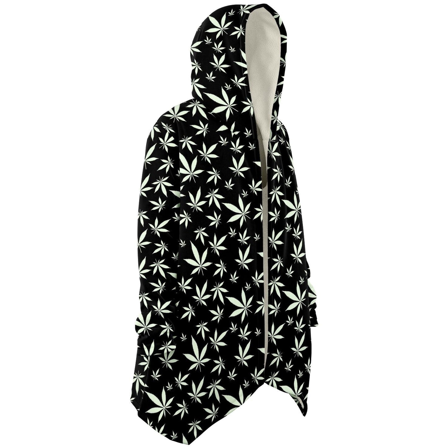 Black Cartoon Alien Rave Cloak