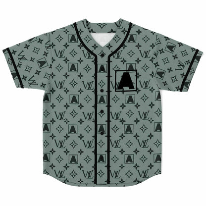 Sage Gray Louis Vuitton Rave Baseball Jersey