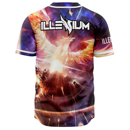 Illenium Cosmic Pink Galaxy Rave Baseball Jersey