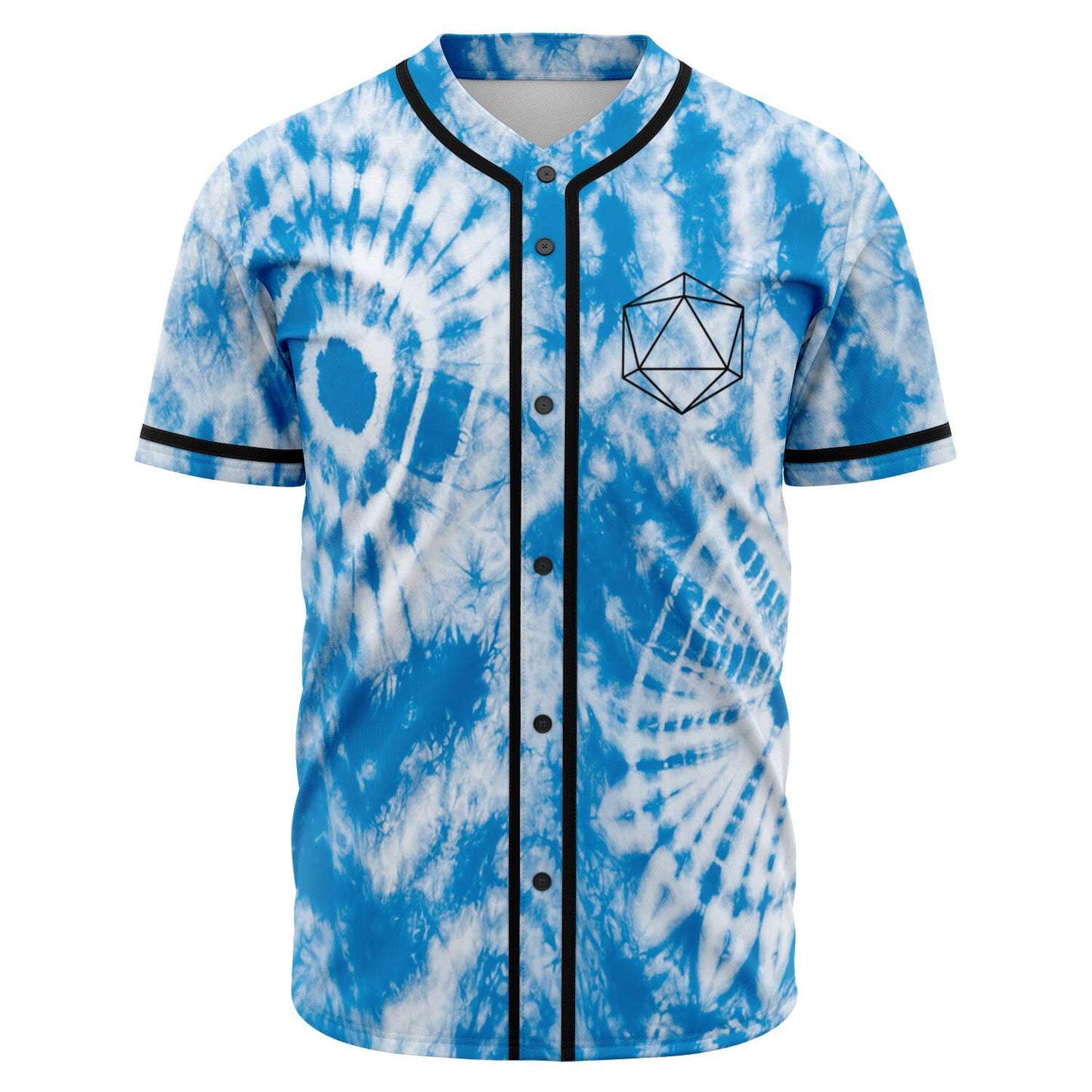 ODESZA Sky Blue Spiral Tie Rave Baseball Jersey