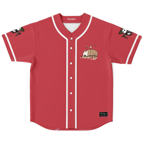 Red White Masked Rave Baseball Jersey