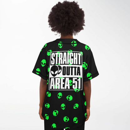 Black Repeating Cartoon Rave Baseball Jersey