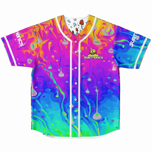 Subtronics Acid Melt Tie-Dye Reversible Baseball Jersey