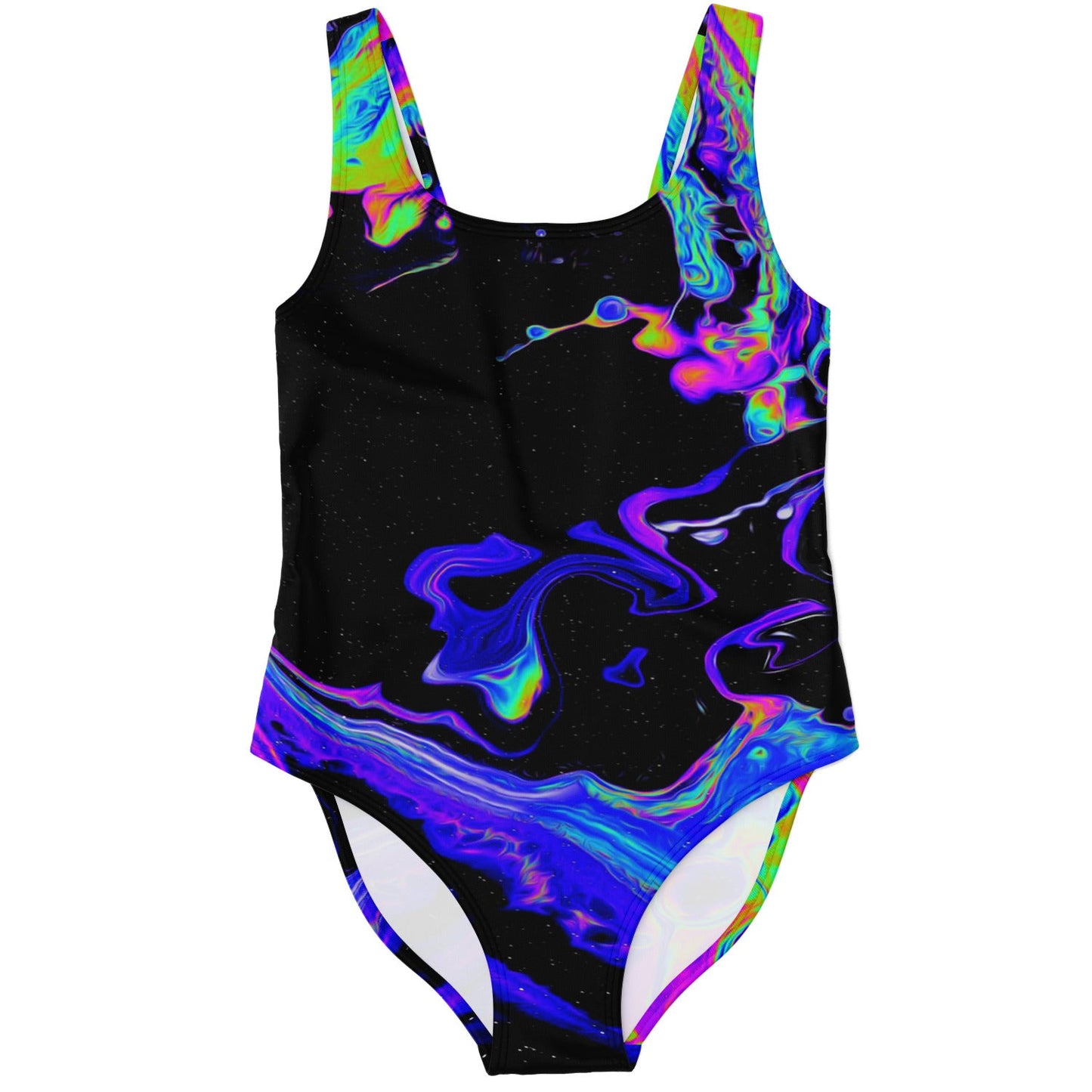 Black Oil Slick Rave Swimsuit