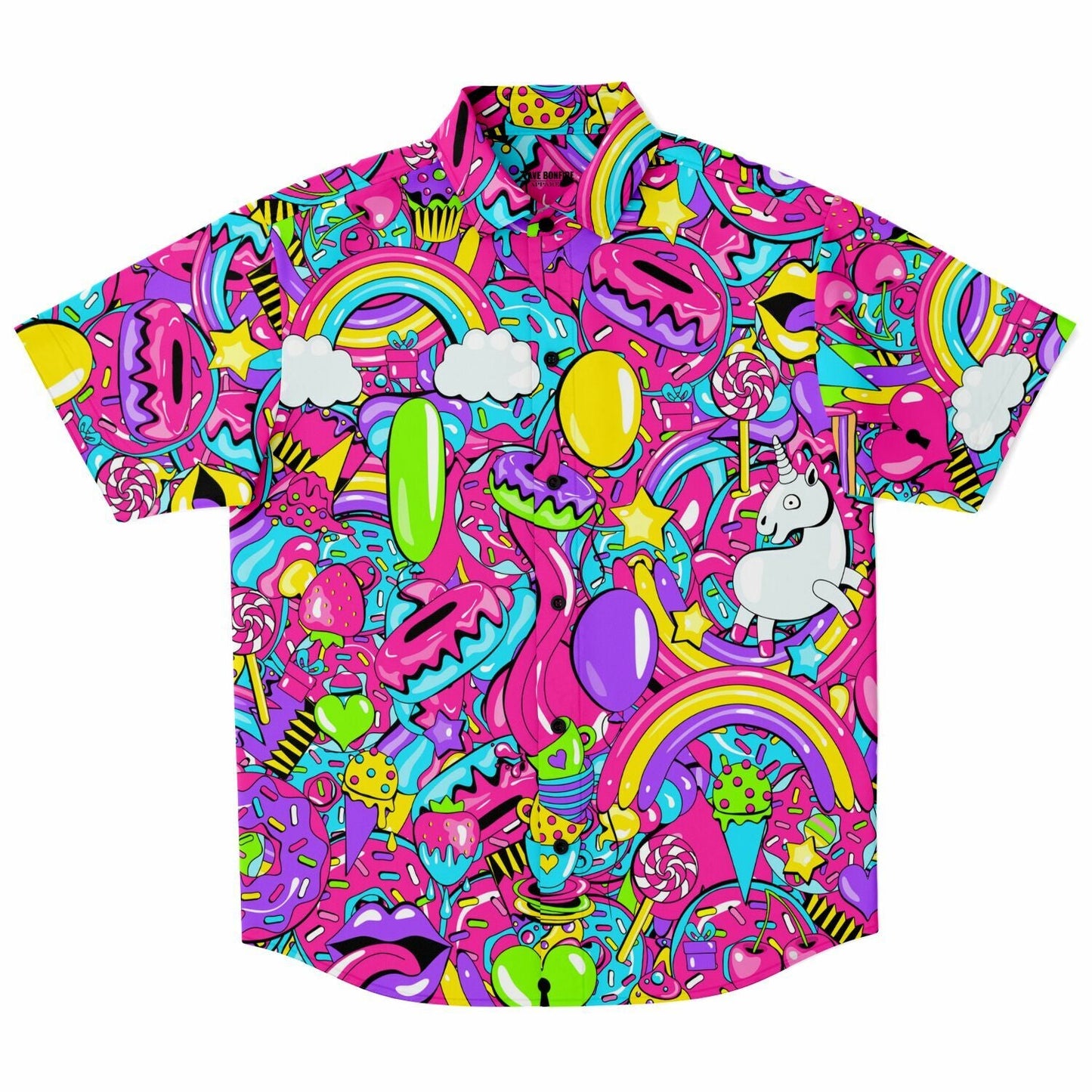 Good vibes Short buttons up shirt