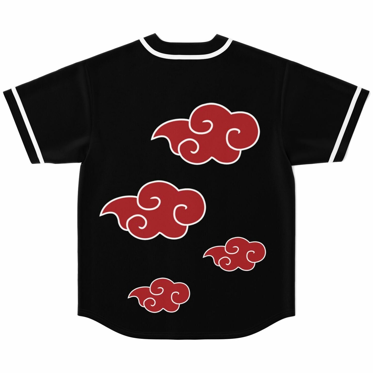 Black Dark Red Rave Baseball Jersey