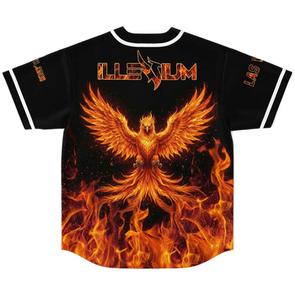 Illenium Black Phoenix Rising Rave Baseball Jersey