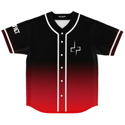 Deathpact Black Red Screaming Rave Baseball Jersey