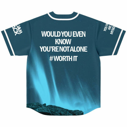 Seven Lions Dark Teal Night Sky Rave Baseball Jersey