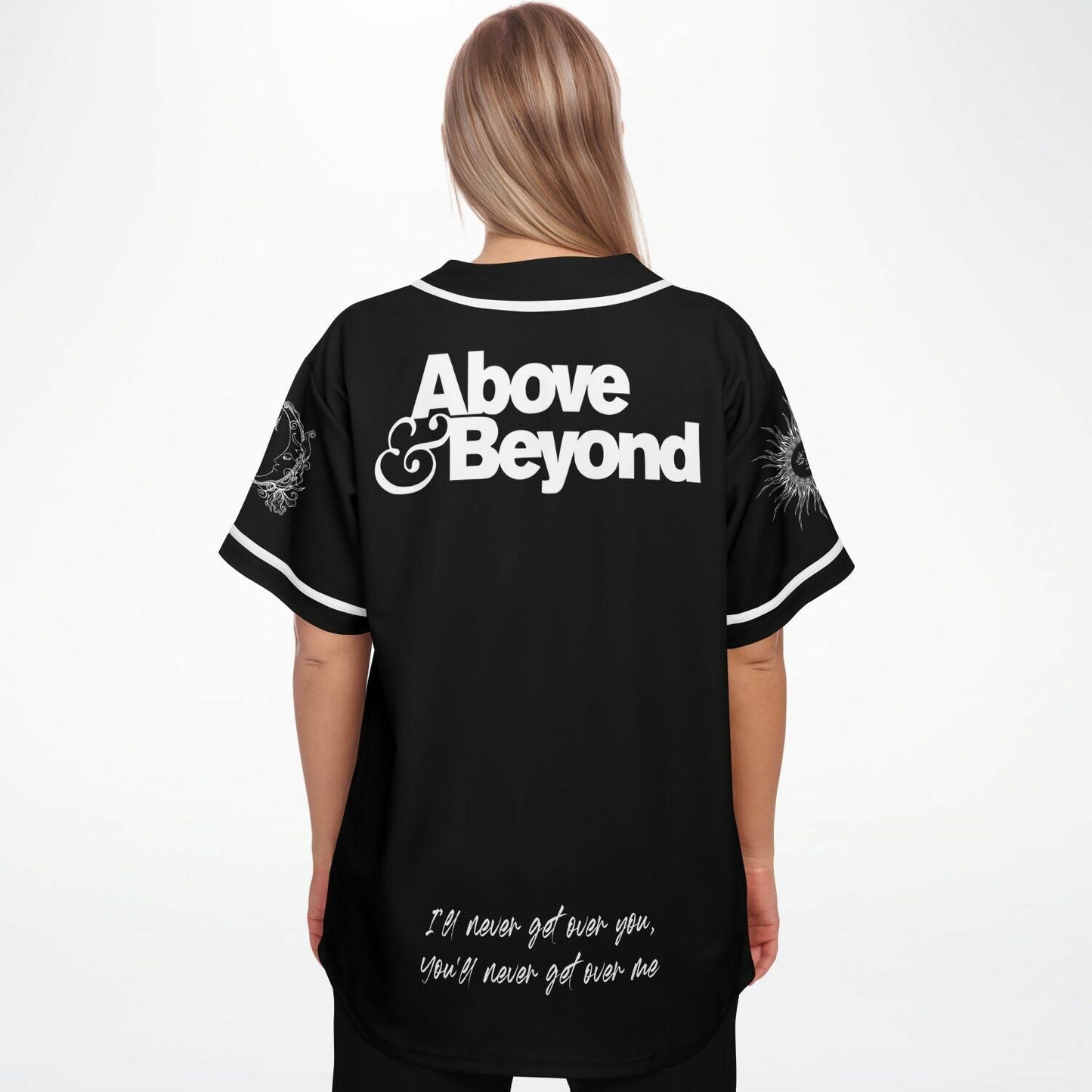 Above & Beyond Black Clean Jersey Rave Baseball Jersey