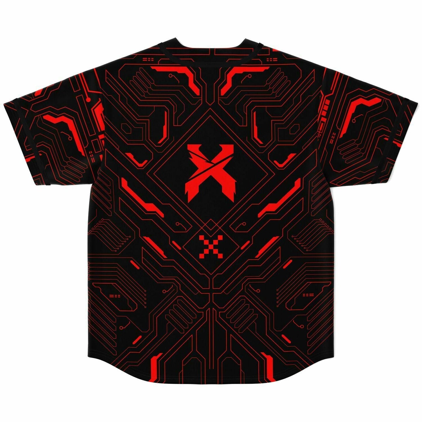 Excision Black Tech Rave Baseball Jersey