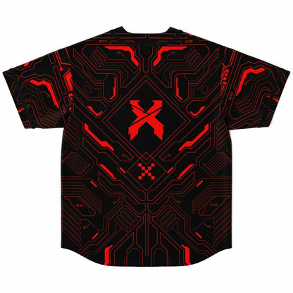 Excision Black Tech Rave Baseball Jersey