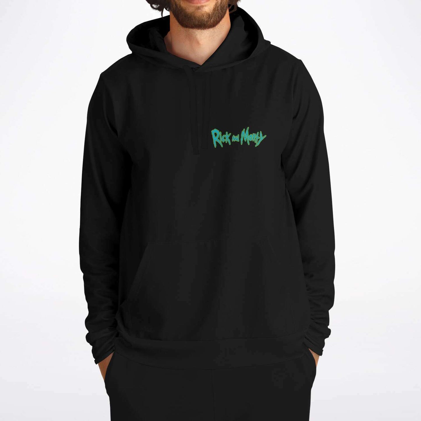 Rick and Morty Portal Black Rave Hoodie