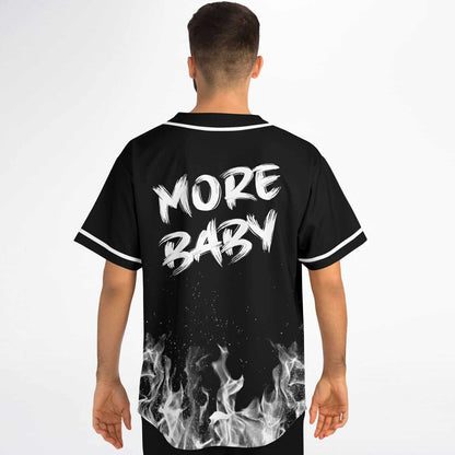 Chris Lake Black Rising Flames Rave Baseball Jersey