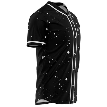 CØM3T Black Night Sky Rave Baseball Jersey