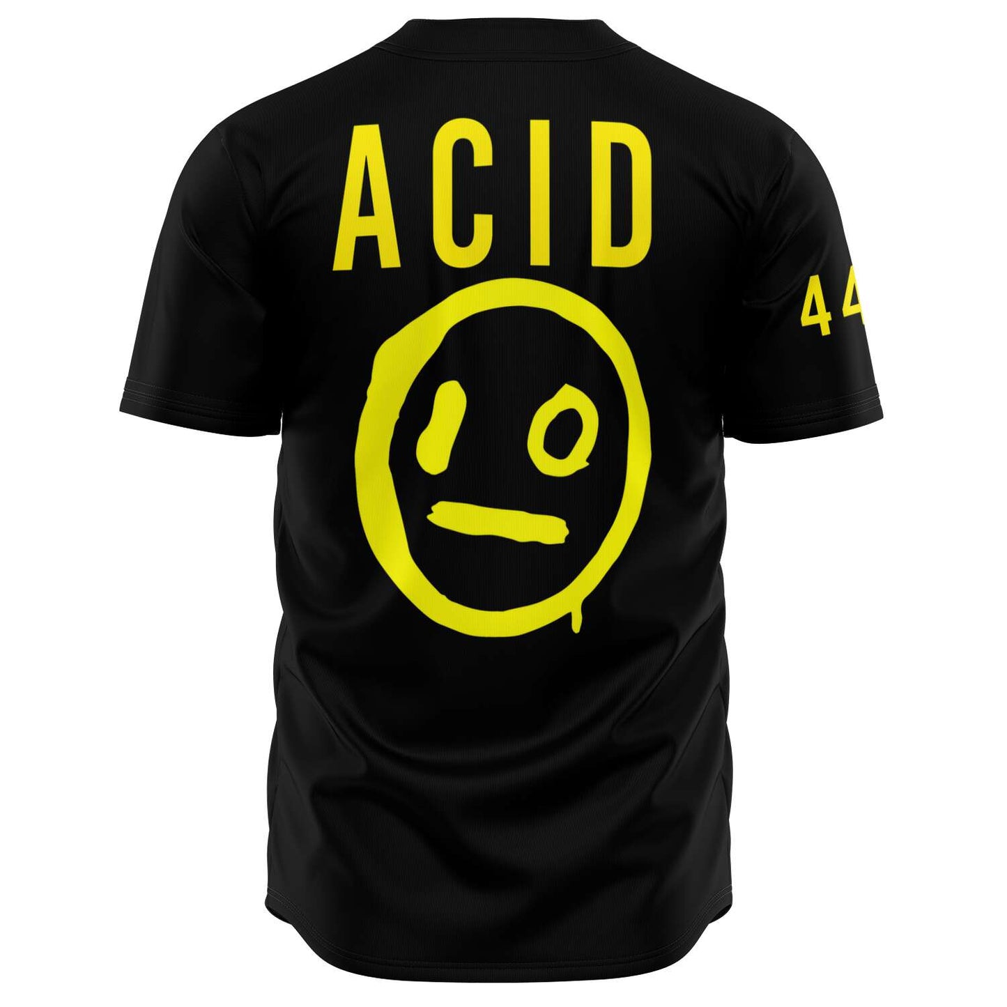 i_o Black Acid House Rave Baseball Jersey