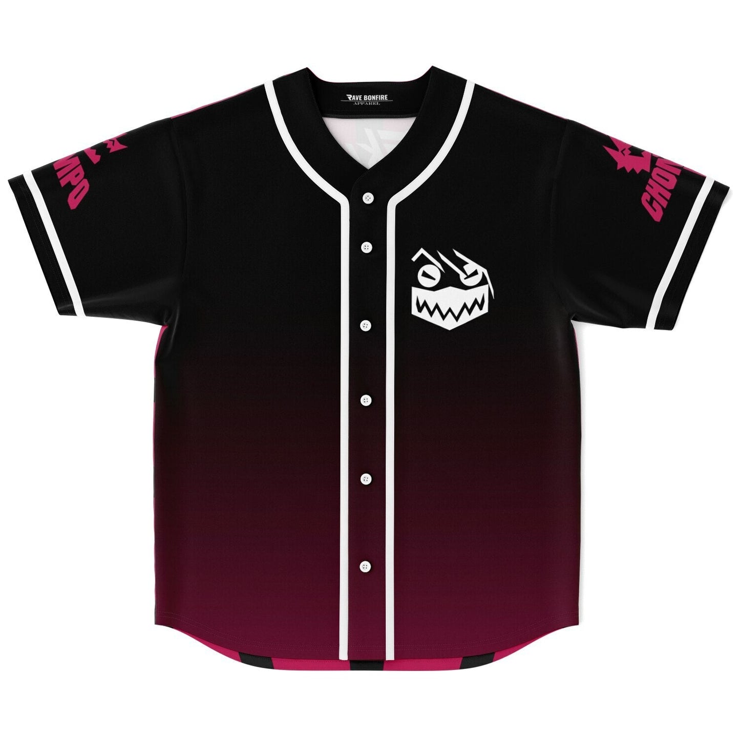 Tokyo Machine Black Hot Cartoon Monster Rave Baseball Jersey