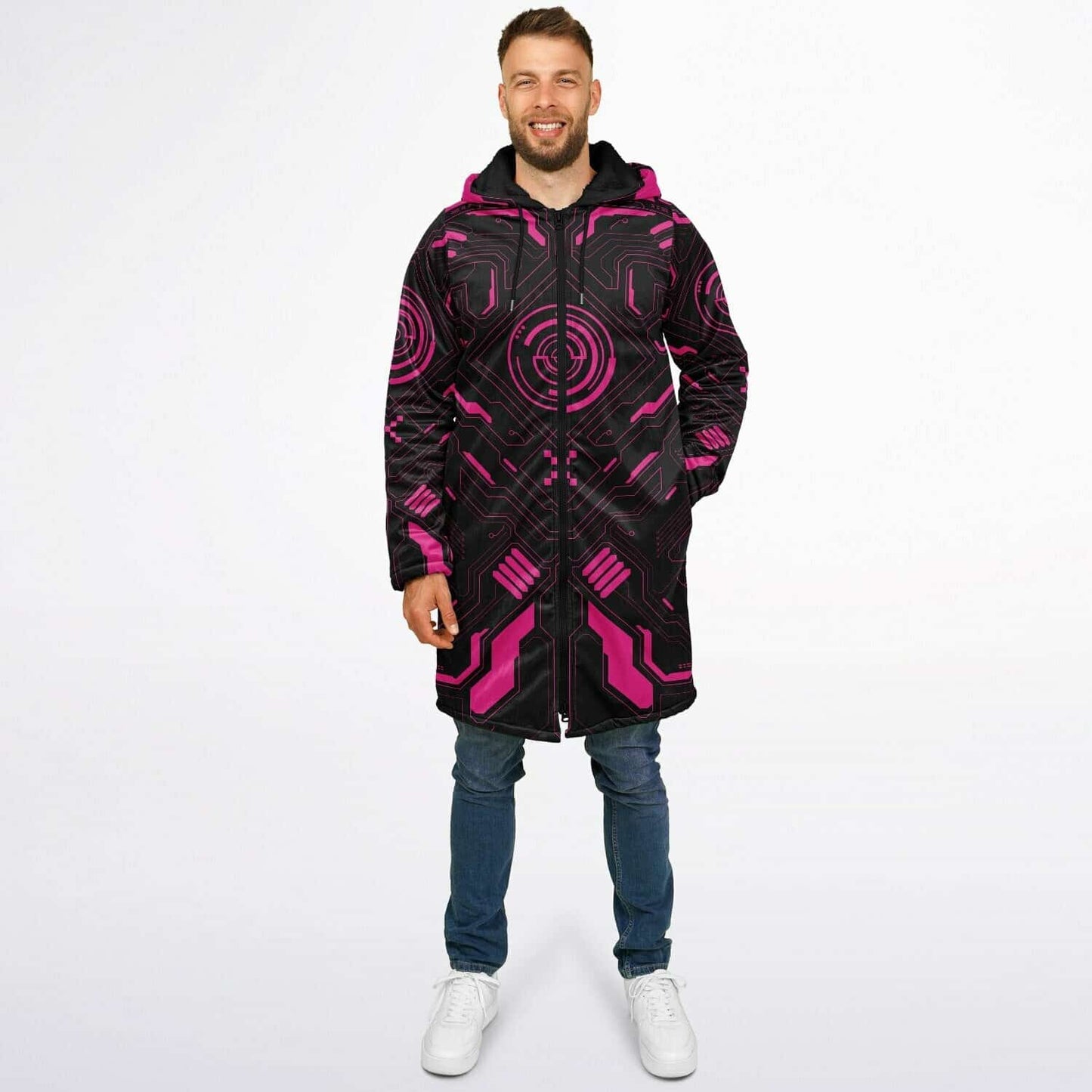 Excision Black Cyber Rave Cloak