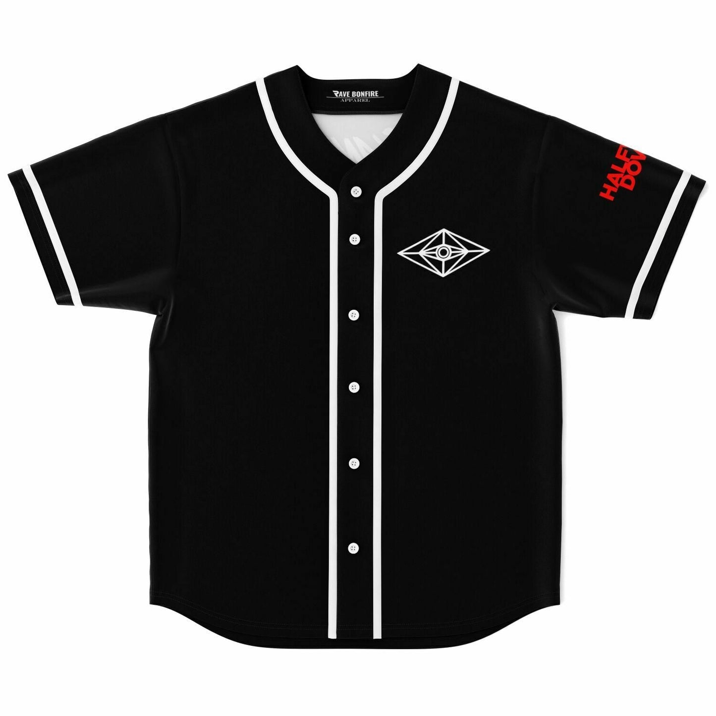 Slander Black Diamond Eye Rave Baseball Jersey