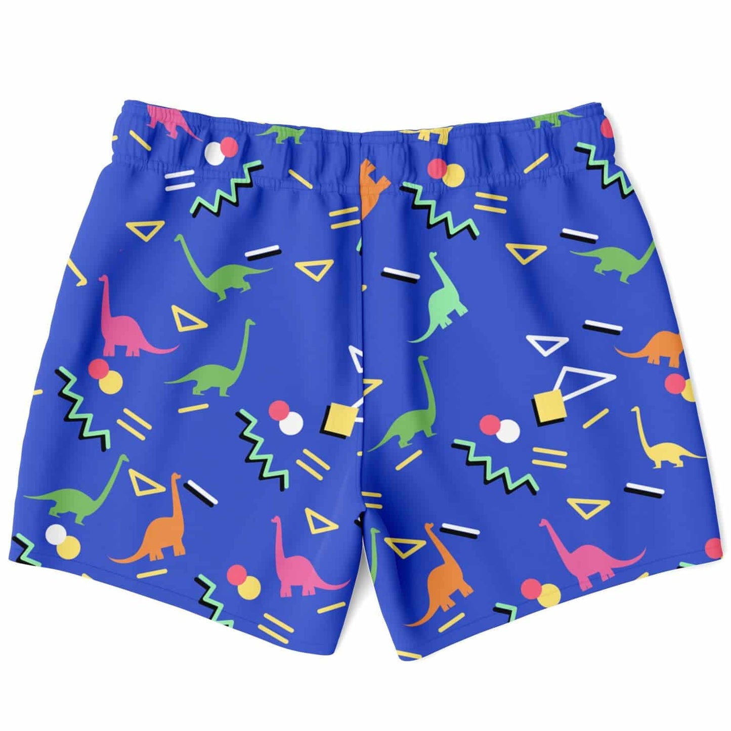 Royal Blue Long Neck Rave Swim Trunks