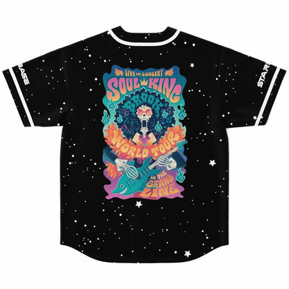 Black Starry Galaxy Rave Baseball Jersey