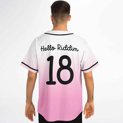 White Soft Hello Kitty Rave Baseball Jersey