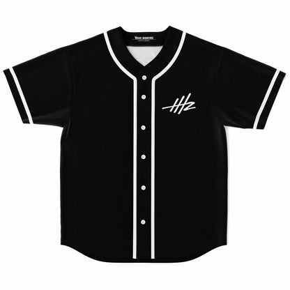 Headhunterz Black Hhz Monogram Rave Baseball Jersey