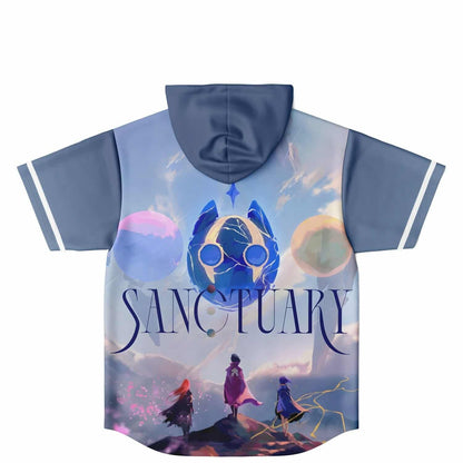 Dabin Slate Blue Anime Fantasy Rave Baseball Jersey