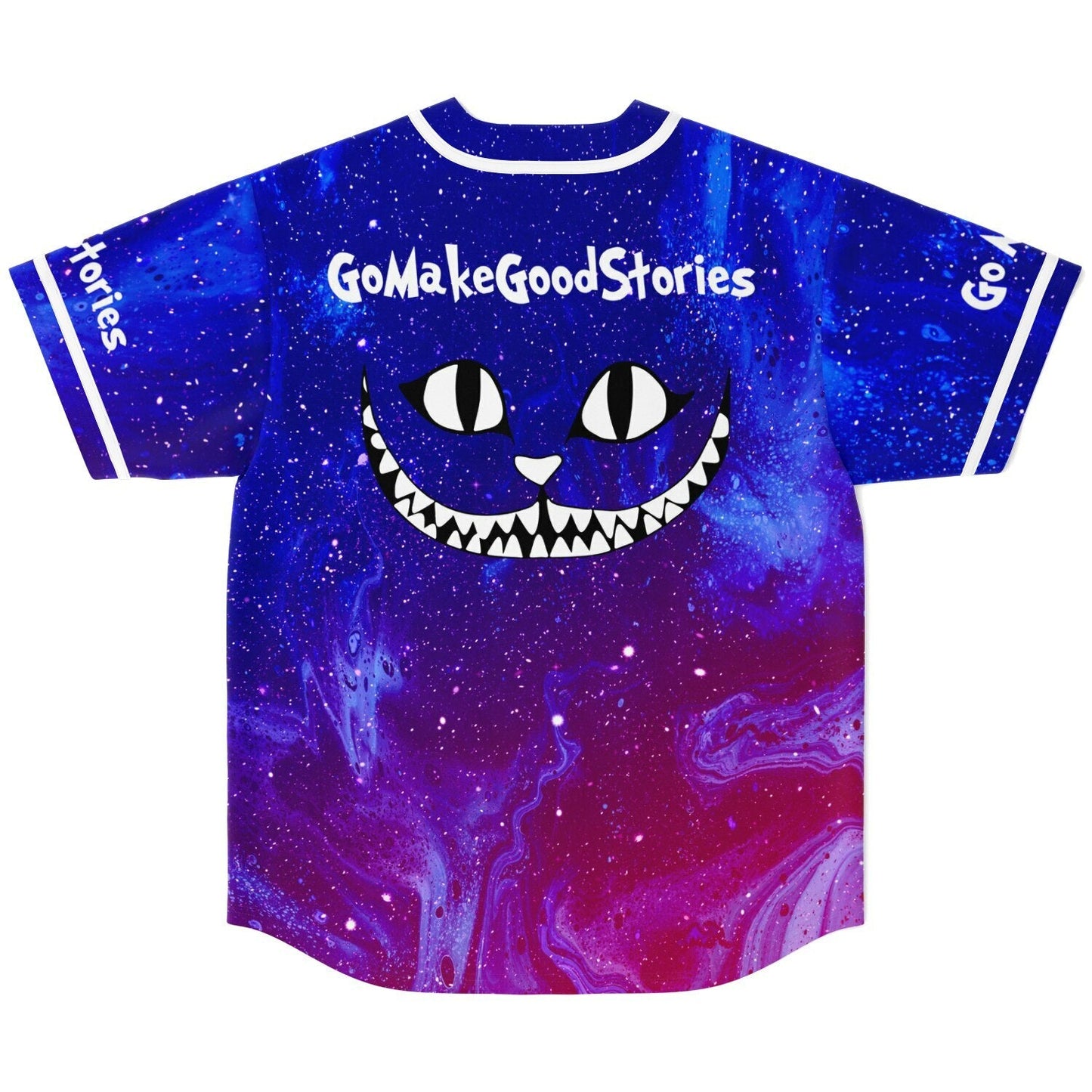 Deep Blue Starry Galaxy Rave Baseball Jersey