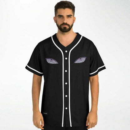 Black Grey Shows Pair Rave Baseball Jersey