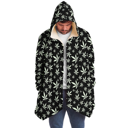 Black Cartoon Alien Rave Cloak