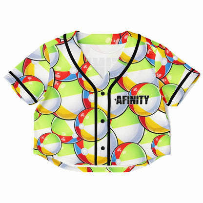 Afinity Red Packed Cluster Rave Baseball Jersey