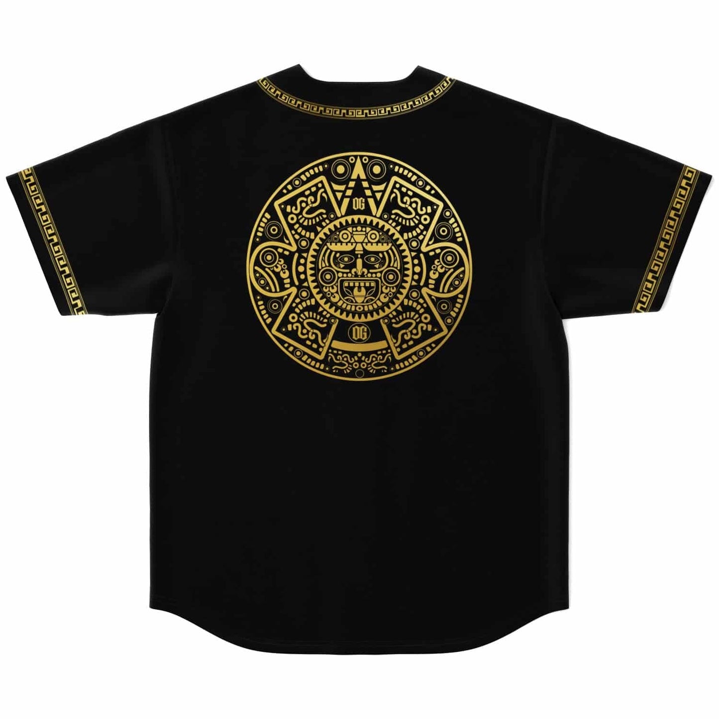 Black Aztec Rave Baseball Jersey