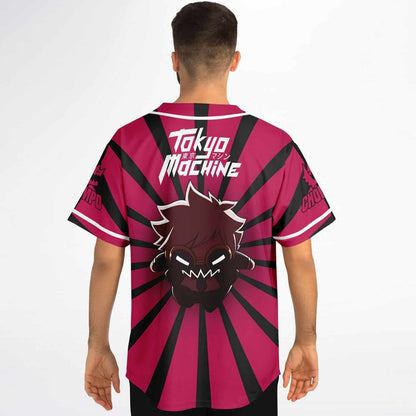 Tokyo Machine Black Hot Cartoon Monster Rave Baseball Jersey