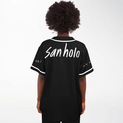 San Holo Black Minimal ‘Up Rave Baseball Jersey
