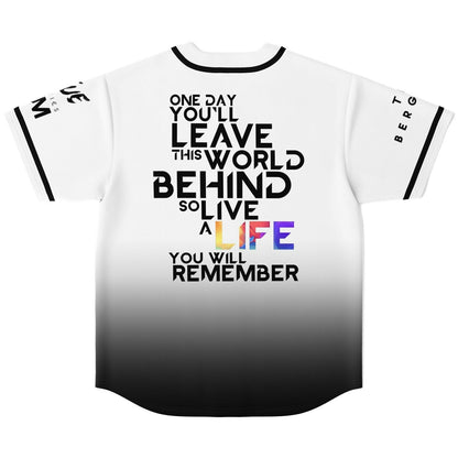 Avicii White Black Triangle Logo Rave Baseball Jersey