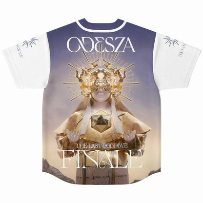 ODESZA Cream Golden Statue Rave Baseball Jersey