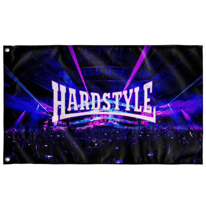 Black Concert Rave Flag